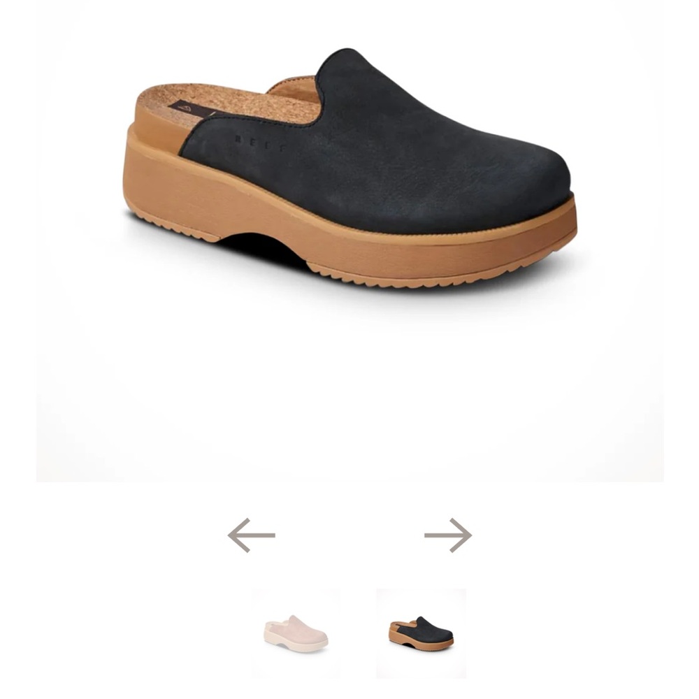 Reef Vista Skye Platform Clog in Charcoal